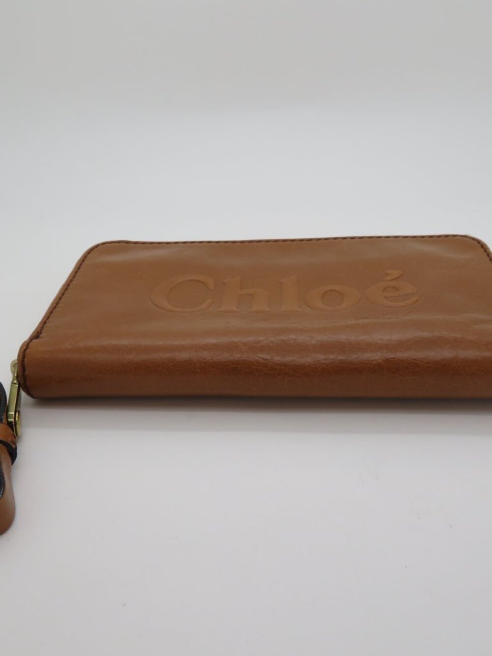 Chloé Nutmeg Brown Sheepskin Leather Wallet - Picture 2 of 16